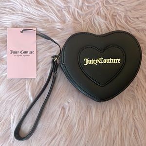 Juicy couture Valentines heart zip pouch